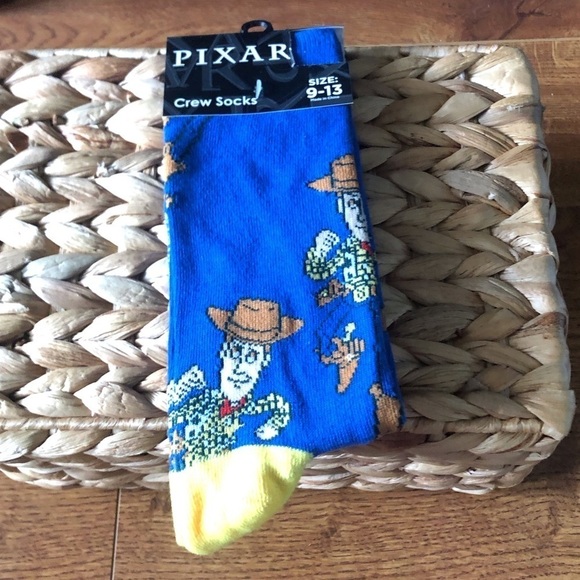 Disney Other - Disney Pixar Toy Story: Woody crew socks